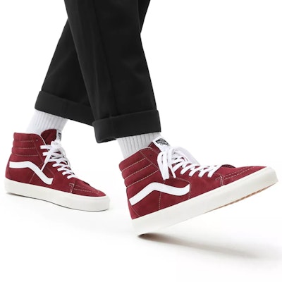 Vans Sk8-Hi 'Pig Suede - Delima' VN0A32QG9G8 Purchase Vans Sk8-Hi 'Pig Suede - Delima' VN0A32QG9G8