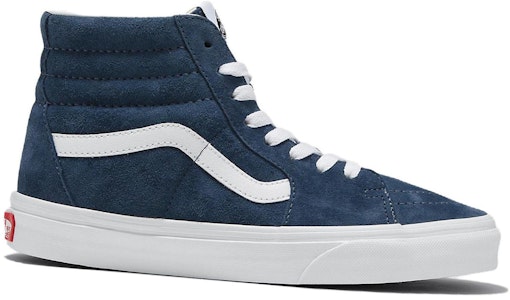 Vans Sk8-Hi '猪皮绒 - 复古靛蓝' 高帮滑板鞋 VN0007NSAHU Order Vans Sk8-Hi '猪皮绒 - 复古靛蓝' 高帮滑板鞋 VN0007NSAHU