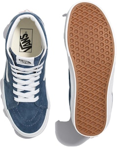 Vans Sk8-Hi '猪皮绒 - 复古靛蓝' 高帮滑板鞋 VN0007NSAHU Purchase Vans Sk8-Hi '猪皮绒 - 复古靛蓝' 高帮滑板鞋 VN0007NSAHU
