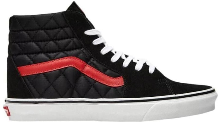 Vans Sk8-Hi 'Quilted - Hitam Merah' VN0A4BV6458 Order Vans Sk8-Hi 'Quilted - Hitam Merah' VN0A4BV6458
