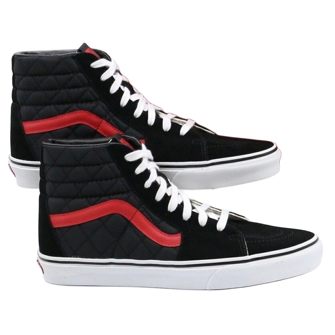 Lookbook Vans Sk8-Hi 'Quilted - Hitam Merah' VN0A4BV6458