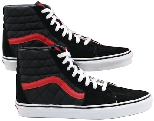 Vans Sk8-Hi 'Quilted - Hitam Merah' VN0A4BV6458 Lookbook Vans Sk8-Hi 'Quilted - Hitam Merah' VN0A4BV6458