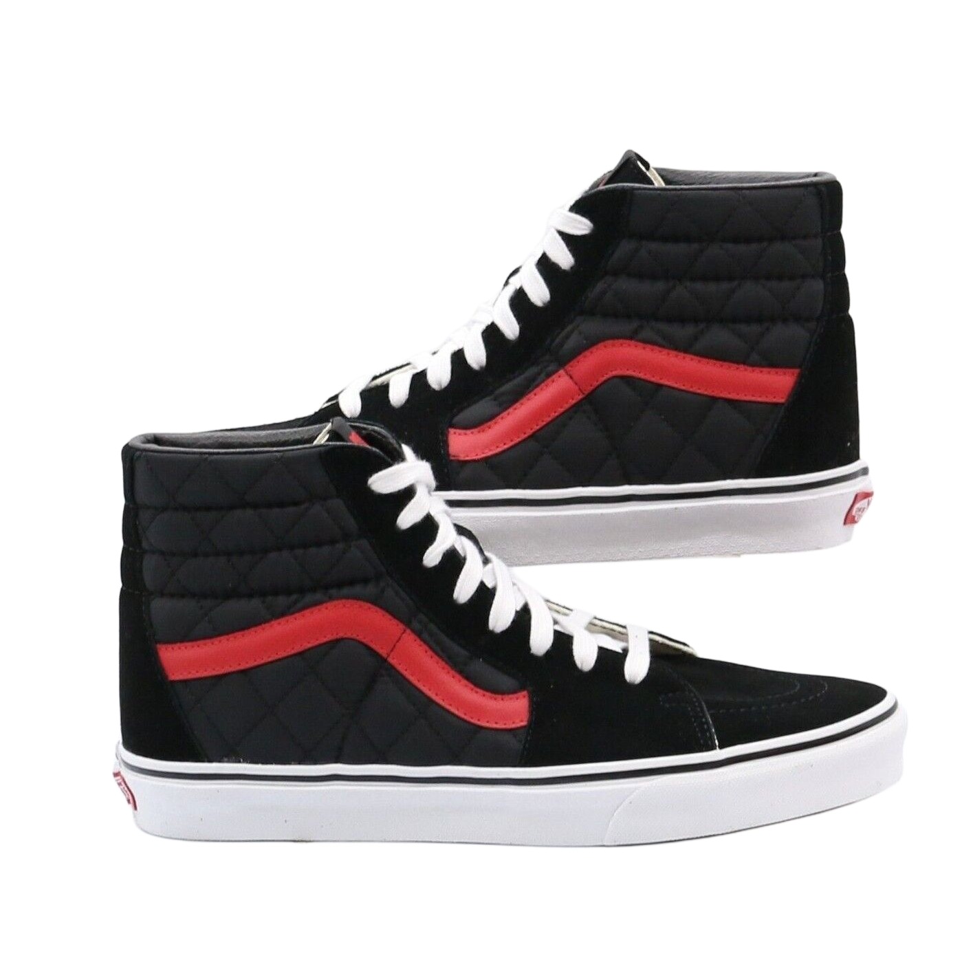 Shop Vans Sk8-Hi 'Quilted - Hitam Merah' VN0A4BV6458
