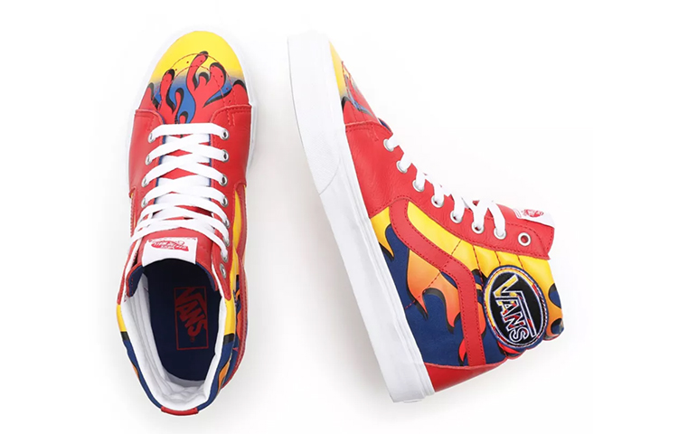 Shop Vans Sk8-Hi 'Racer - Red True Blue' VN0A32QG4RQ
