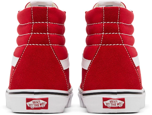 Vans Sk8-Hi 'Racing Red' Merah Perlumbaan VN0A4BV6JV6 Sizing Vans Sk8-Hi 'Racing Red' Merah Perlumbaan VN0A4BV6JV6