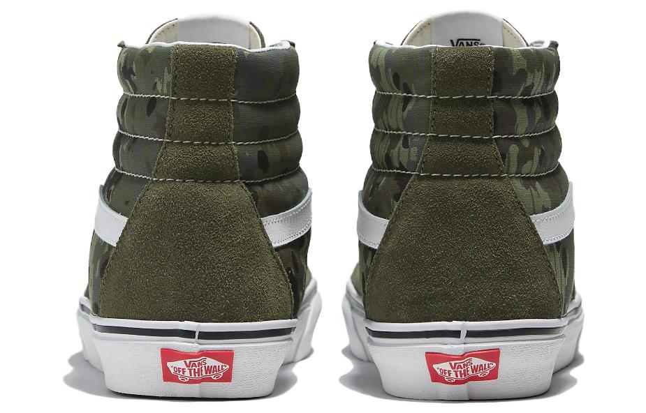 Lookbook 반스 스케이트하이 레인카모 그린 (Vans Skate-Hi Rain Camo Green) VN0007NSBGK