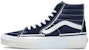 Vans Sk8-Hi 'Reconstruct - Navy' Biru Pejalan Sneakers VN0005UKNUT