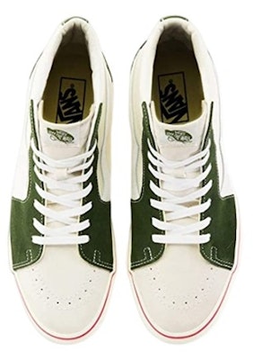 バンズ Sk8-Hi レトロスポーツ (マシュマロ/昆布グリーン) VN0A4U3C2TZ Shop バンズ Sk8-Hi レトロスポーツ (マシュマロ/昆布グリーン) VN0A4U3C2TZ