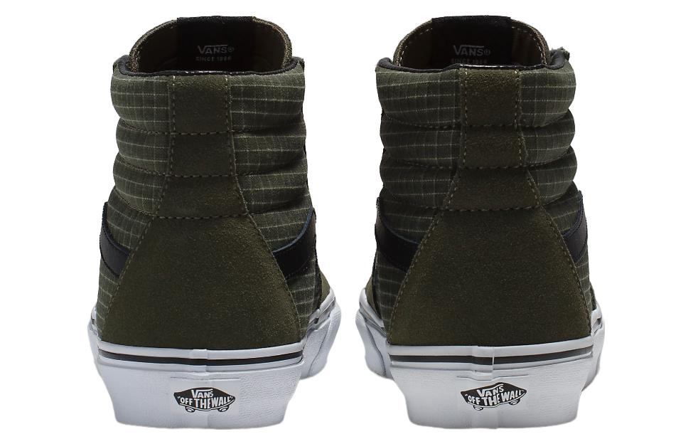 Lookbook Vans Sk8-Hi '军绿色阻燃帆布' VN0007NS0FI
