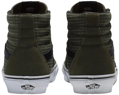 Vans Sk8-Hi 'Ripstop Canvas - Grape Leaf' VN0007NS0FI Lookbook Vans Sk8-Hi 'Ripstop Canvas - Grape Leaf' VN0007NS0FI
