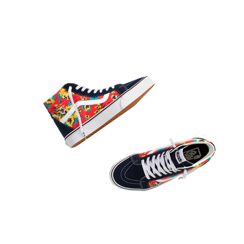 Shop Vans Sk8-Hi 'Star Wars Yoda Aloha' VN-0QG2DJJ