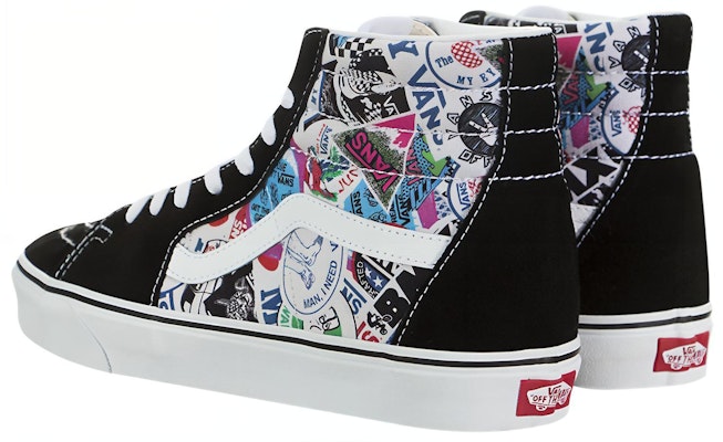 Vans Sk8-Hi '贴纸拼接' VN0A38GEVFV Shop Vans Sk8-Hi '贴纸拼接' VN0A38GEVFV