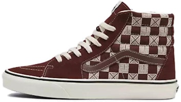 Vans Sk8-Hi 'Stitch Checkerboard' VN000CP97YO Vans Sk8-Hi 'Stitch Checkerboard' VN000CP97YO