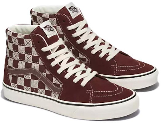 Vans Sk8-Hi 'Stitch Checkerboard' Putih Hitam VN000CP97YO Order Vans Sk8-Hi 'Stitch Checkerboard' Putih Hitam VN000CP97YO