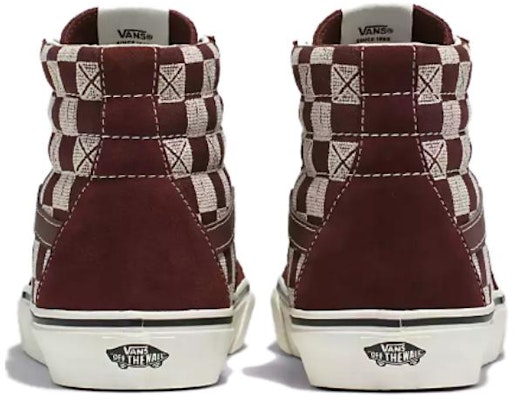 Vans Sk8-Hi 'Stitch Checkerboard' Putih Hitam VN000CP97YO Lookbook Vans Sk8-Hi 'Stitch Checkerboard' Putih Hitam VN000CP97YO
