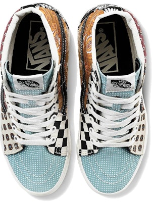 Vans Sk8-Hi 'Tiger Patchwork' Lelaki/Perempuan Malaysia VN0A4BV61IO Lookbook Vans Sk8-Hi 'Tiger Patchwork' Lelaki/Perempuan Malaysia VN0A4BV61IO