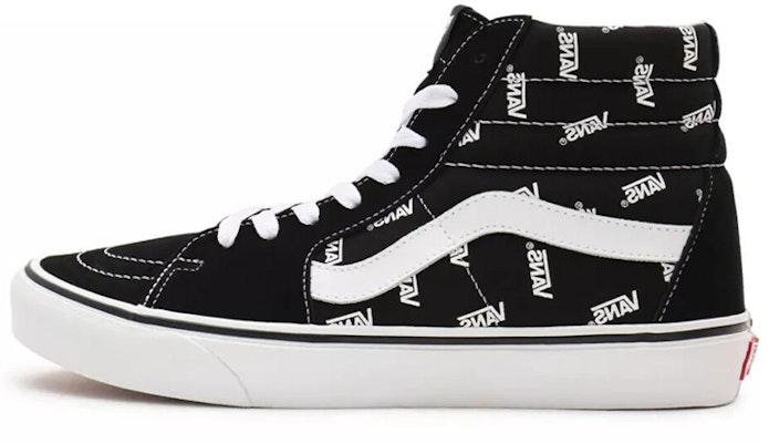 Vans Sk8-Hi 'Vans Allover Logo - Black' VN0A32QGQW7 Buy Vans Sk8-Hi 'Vans Allover Logo - Black' VN0A32QGQW7