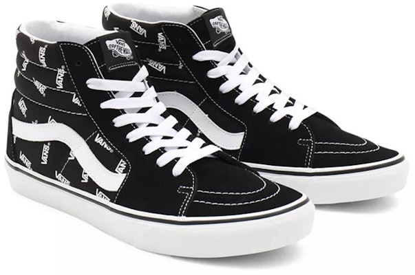 Vans Sk8-Hi 'Vans Allover Logo - Black' VN0A32QGQW7 Lookbook Vans Sk8-Hi 'Vans Allover Logo - Black' VN0A32QGQW7