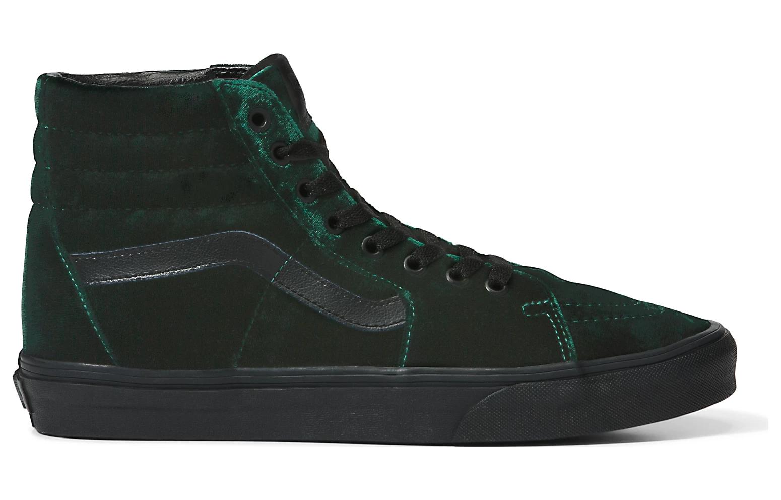 Order ヴァンズ Sk8-Hi "ベルベット緑黒" (Vanz Sk8-Hi "Berubetto Midori Kuro") VN0A4BVT203