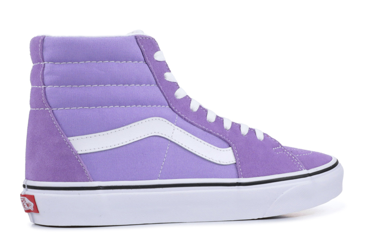 Lookbook 반스 스케이트-하이 '보라색 튤립' VN0A38GEVRP