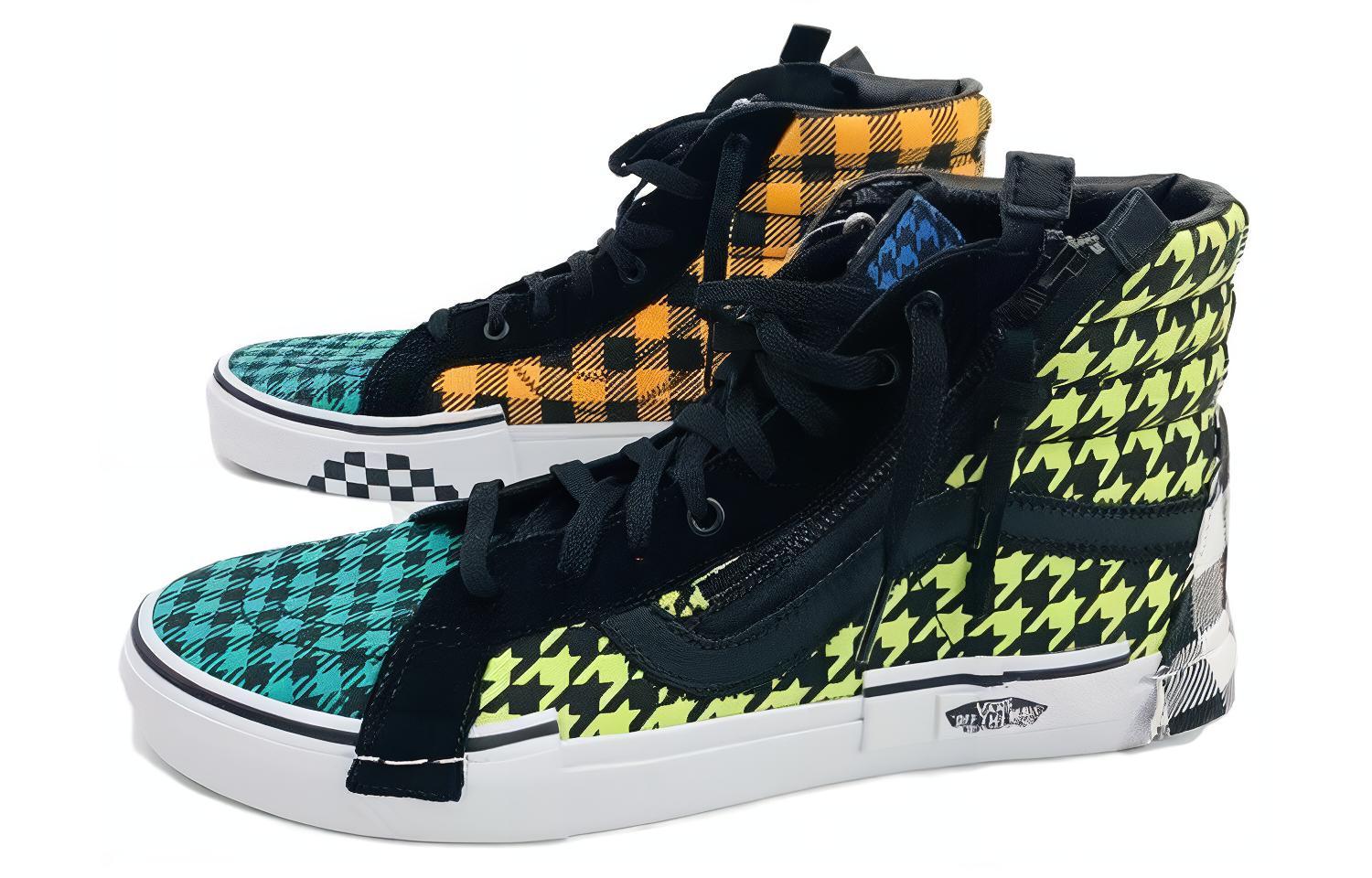 Lookbook Vans Sk8-Hi 'Qué El Buffalo - Multi Cuadros' VN0A3WM103L