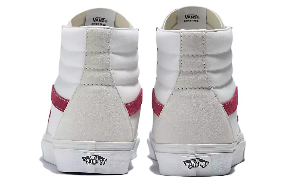 Shop Vans SK8-HI '白红色' 高帮板鞋 VN000D5IVG4