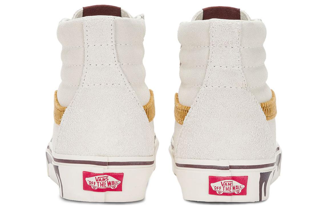 Shop 반스 스케이트-하이 '화이트 옐로우' VN0007NPD3M