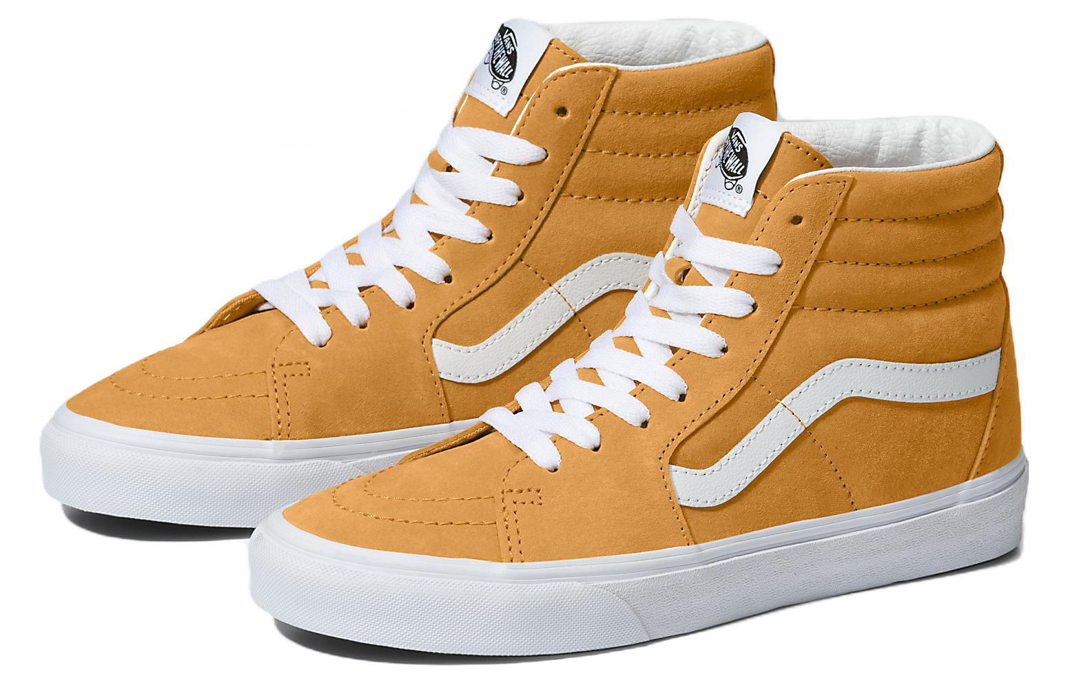 Lookbook バンズ SK8-HI イエロー/ホワイト VN0A4BVTF3X