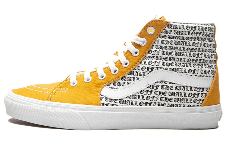 Vans Sk8-Hi 'Yellow White Allover Print' VNOA4BV6SM9