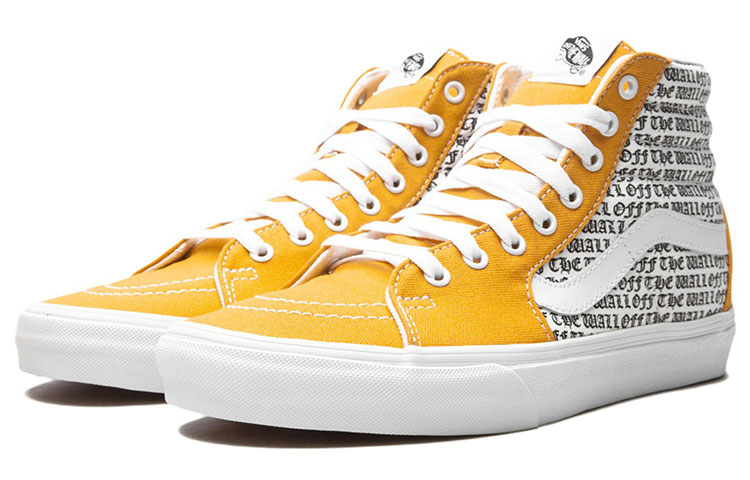 Order ヴァンズ Sk8-Hi 'イエローホワイトオールオーバープリント' VNOA4BV6SM9 VNOA4BV6SM9