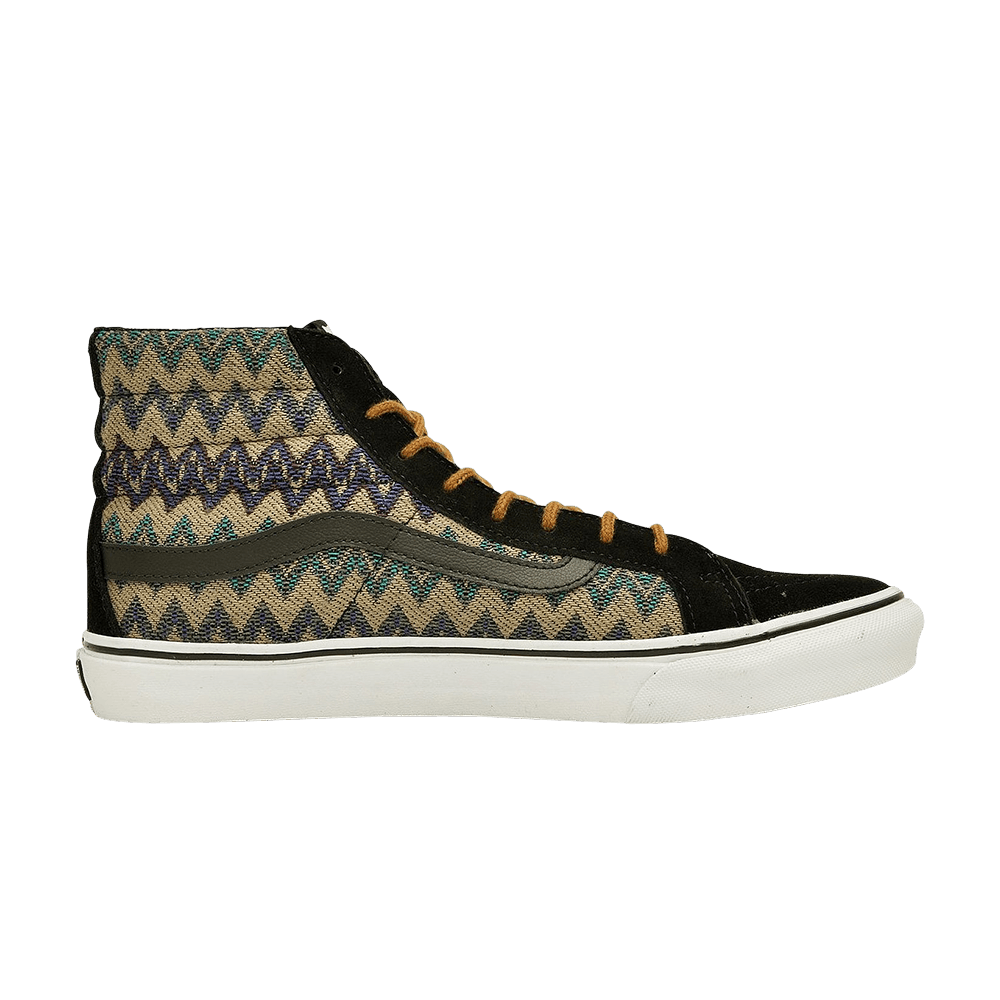 Buy Vans SK8-Hi ジグザグ ブラック (Vans SK8-Hi Jiguzagu Burakku) 0QG3AL5