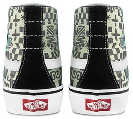 Vans SK8-HI Hitam Hijau Putih VN0A4UWN42K Shop Vans SK8-HI Hitam Hijau Putih VN0A4UWN42K