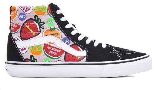 Vans SK8-HI Hitam Putih Stroberi Multi-Warna VN0A32QG4UC Order Vans SK8-HI Hitam Putih Stroberi Multi-Warna VN0A32QG4UC