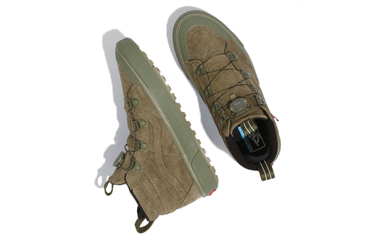 Lookbook バンズ Sk8-Hi BOA MTE-2 カバートグリーン VN0A7Q61690