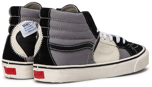 Vans Sk8-Hi Bricolage LX 'Hitam Marshmallow' VN0A45K3VSL Shop Vans Sk8-Hi Bricolage LX 'Hitam Marshmallow' VN0A45K3VSL