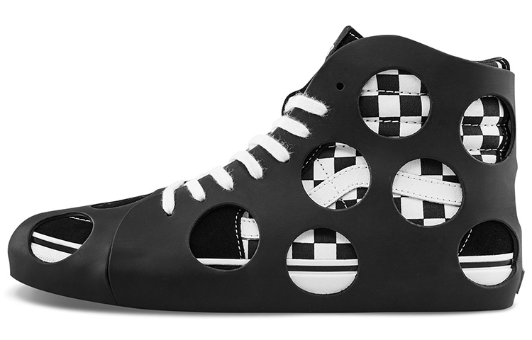 Vans Sk8-Hi Cage VLT LX 'Polka Dot Checkered - Black' VN0A5FBW2UG