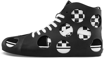 Vans Sk8-Hi Cage VLT LX 'Polka Dot Checkered - Black' VN0A5FBW2UG Vans Sk8-Hi Cage VLT LX 'Polka Dot Checkered - Black' VN0A5FBW2UG