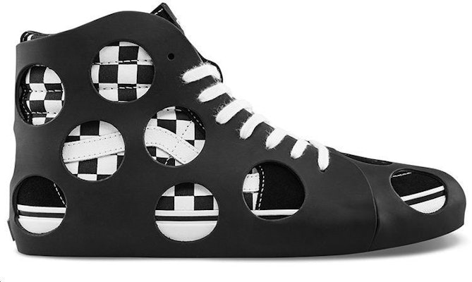 Vans Sk8-Hi Cage VLT LX 'Polka Dot Checkered - Hitam'. VN0A5FBW2UG Order Vans Sk8-Hi Cage VLT LX 'Polka Dot Checkered - Hitam'. VN0A5FBW2UG