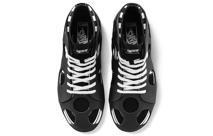 Shop Vans Sk8-Hi Cage VLT LX 'Polka Dot Checkered - Hitam'. VN0A5FBW2UG