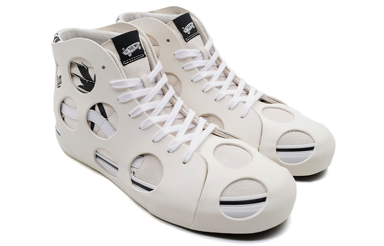 Lookbook Vans Sk8-Hi Cage VLT LX『波點格紋-棉花糖』VN0A5FBW2UH