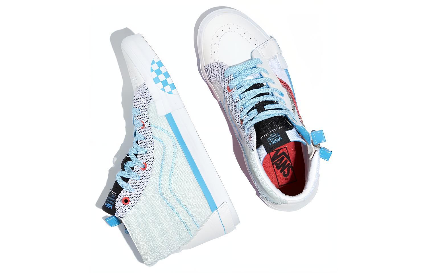 Lookbook Vans SK8 HI Cap 解構 高幫 板鞋 女款 白色