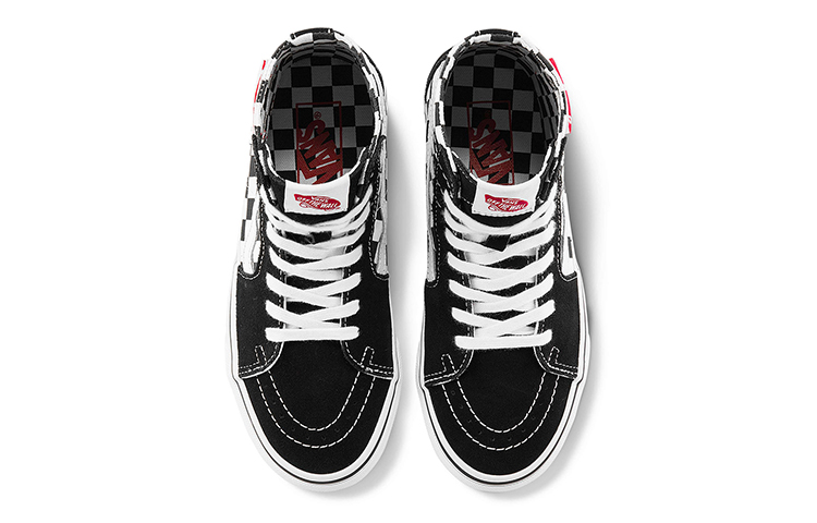 Lookbook Vans SK8-HI Kotak-kotak 'Hitam Putih' VN0A4U161AA