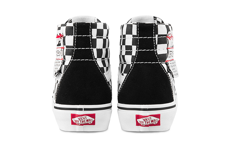 Shop Vans SK8-HI Kotak-kotak 'Hitam Putih' VN0A4U161AA