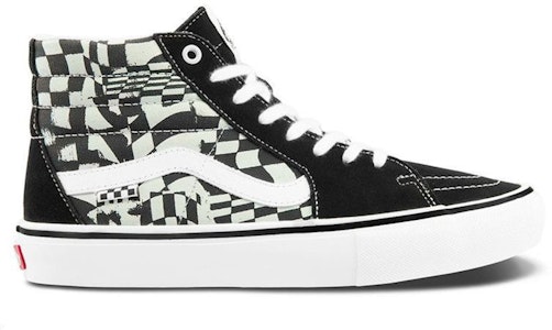 Vans SK8 HI 休閒 透氣耐磨防滑 高幫 板鞋 男女同款 黑白棋盤格 Order Vans SK8 HI 休閒 透氣耐磨防滑 高幫 板鞋 男女同款 黑白棋盤格
