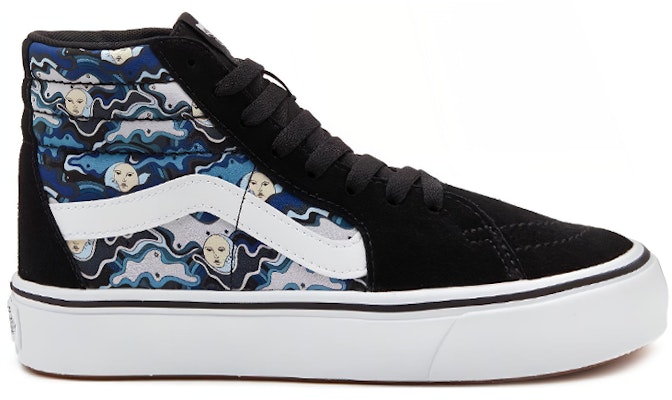 반스 스케이트하이 컴피쿠시 블랙/블루 (Vans Skate-Hi ComfyCush Black/Blue) VN0007NF448 Order 반스 스케이트하이 컴피쿠시 블랙/블루 (Vans Skate-Hi ComfyCush Black/Blue) VN0007NF448