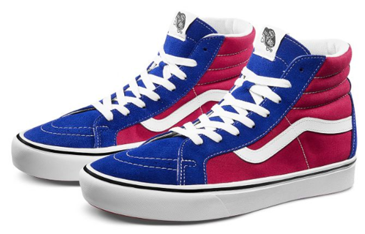 Order Vans Sk8-Hi ComfyCush 'Chile Rojo Azul Verdadero' VN0A3WMCVX5