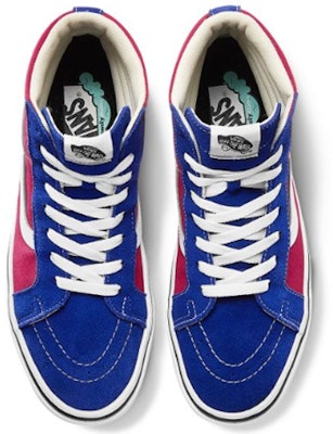 ヴァンズ Sk8-Hi コンフィクッシュ "チリペッパートゥルーブルー" VN0A3WMCVX5 Lookbook ヴァンズ Sk8-Hi コンフィクッシュ "チリペッパートゥルーブルー" VN0A3WMCVX5