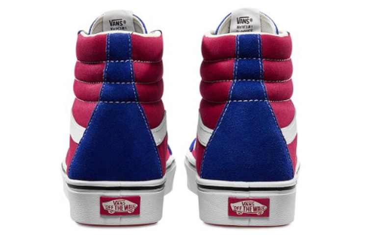 Shop Vans Sk8-Hi ComfyCush 'Chile Rojo Azul Verdadero' VN0A3WMCVX5
