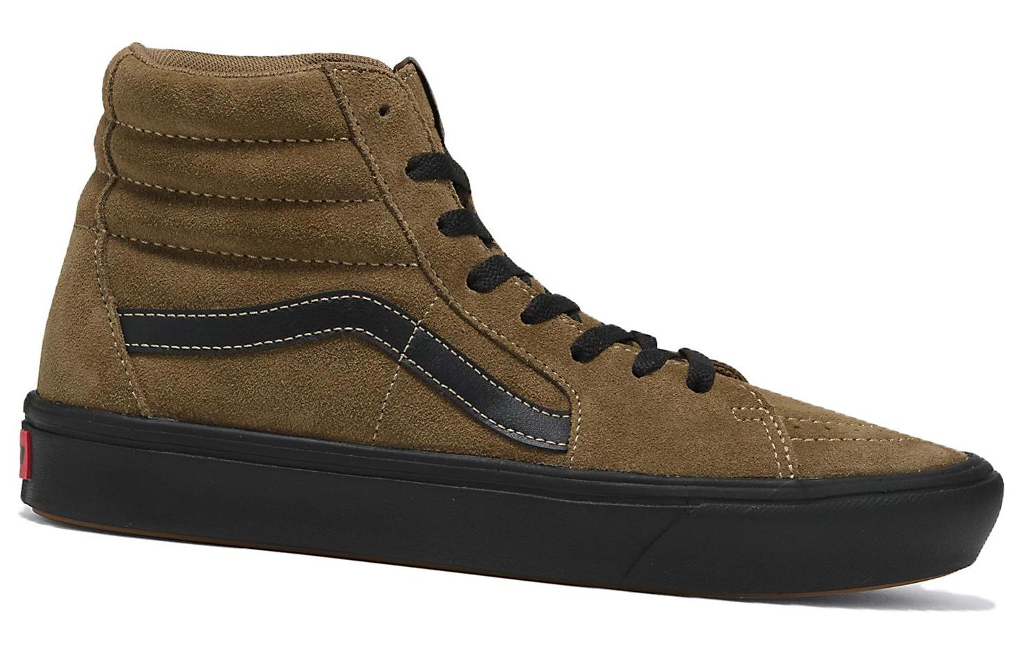 Order Vans SK8 HI 舒適百搭 防滑耐磨 高筒 滑板鞋 男女款 褐色