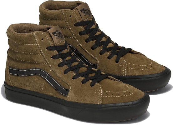 Vans SK8 HI 舒適百搭 防滑耐磨 高筒 滑板鞋 男女款 褐色 Lookbook Vans SK8 HI 舒適百搭 防滑耐磨 高筒 滑板鞋 男女款 褐色